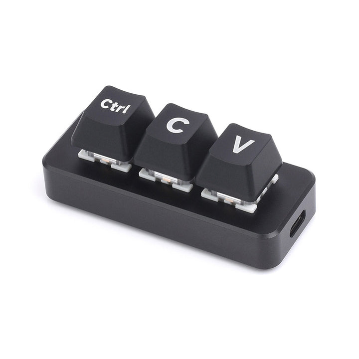 Programmable Mini Keyboard, 3 Keys