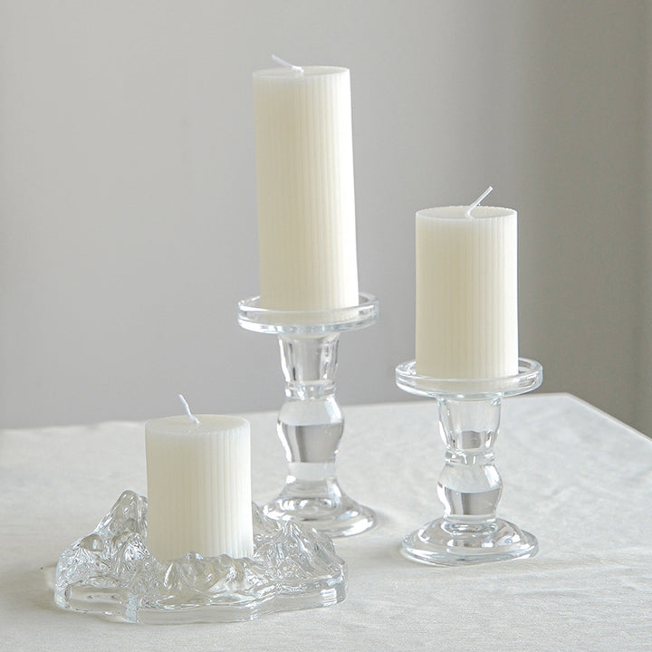 Scented candle, cylinder, handcrafted