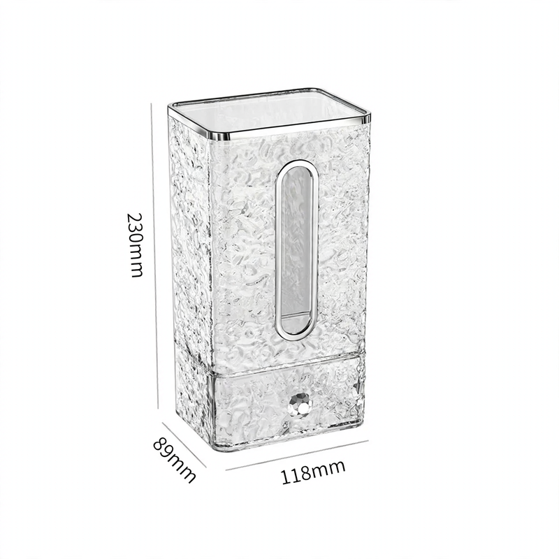 Wall-mounted paper towel dispenser, plastic