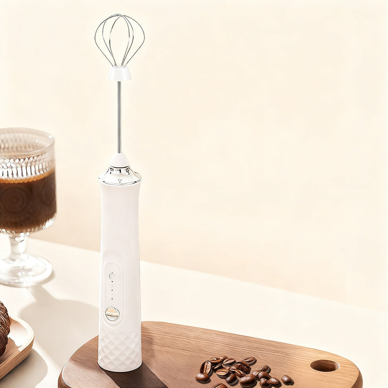 Electric milk frother, USB-C, multiple functions