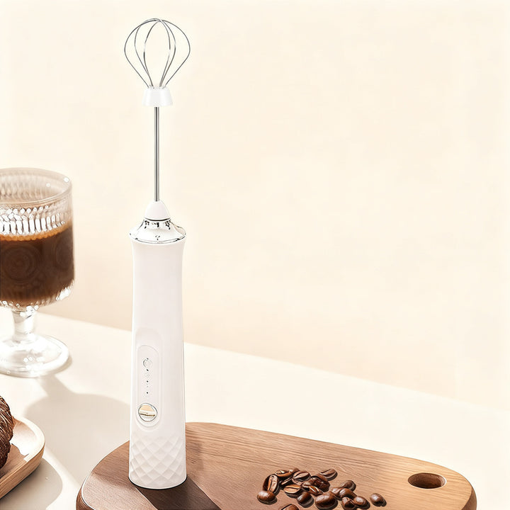 Electric milk frother, USB-C, multiple functions