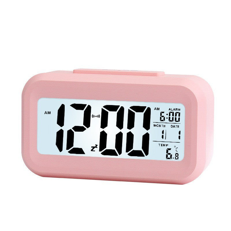 Digital Alarm Clock Light with LED Display