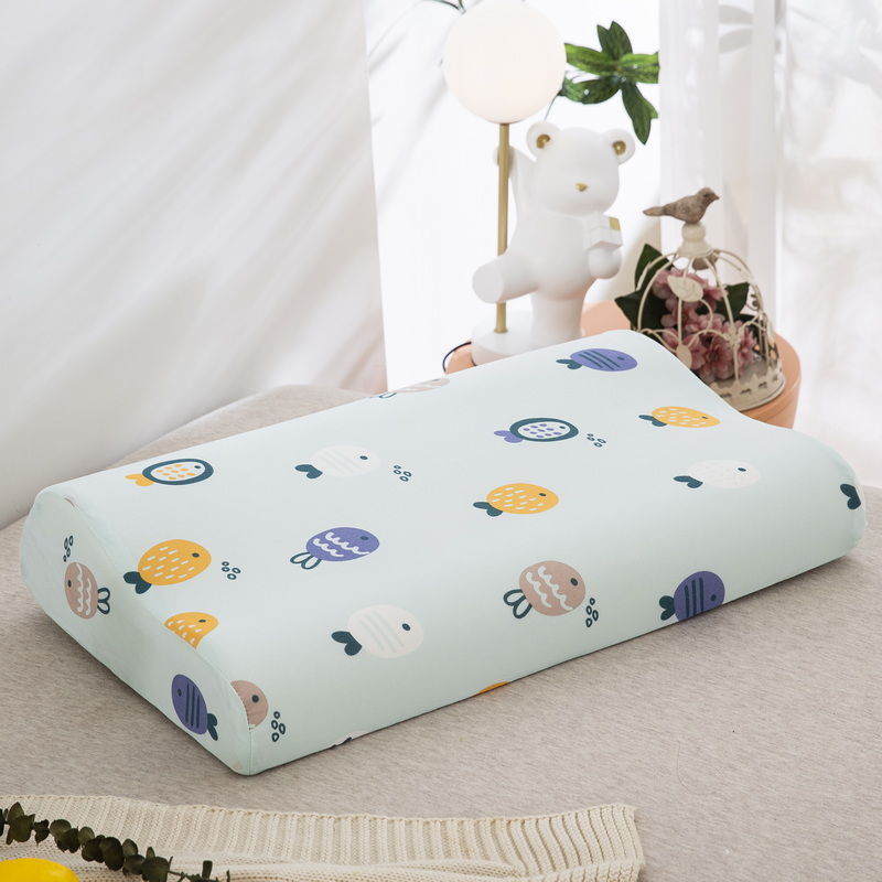 Kids' pillow with wave design made of memory foam