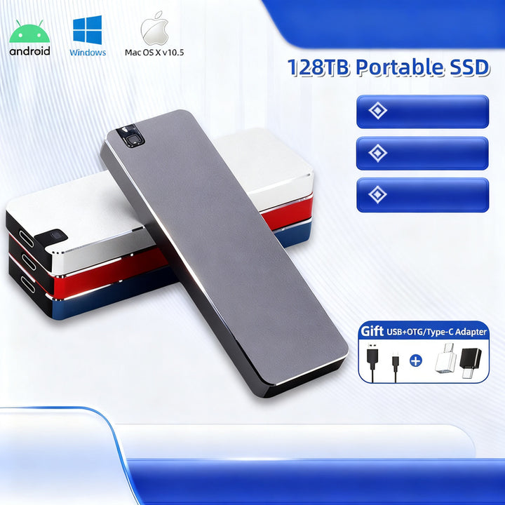 Portable SSD, Metal, USB 3.1
