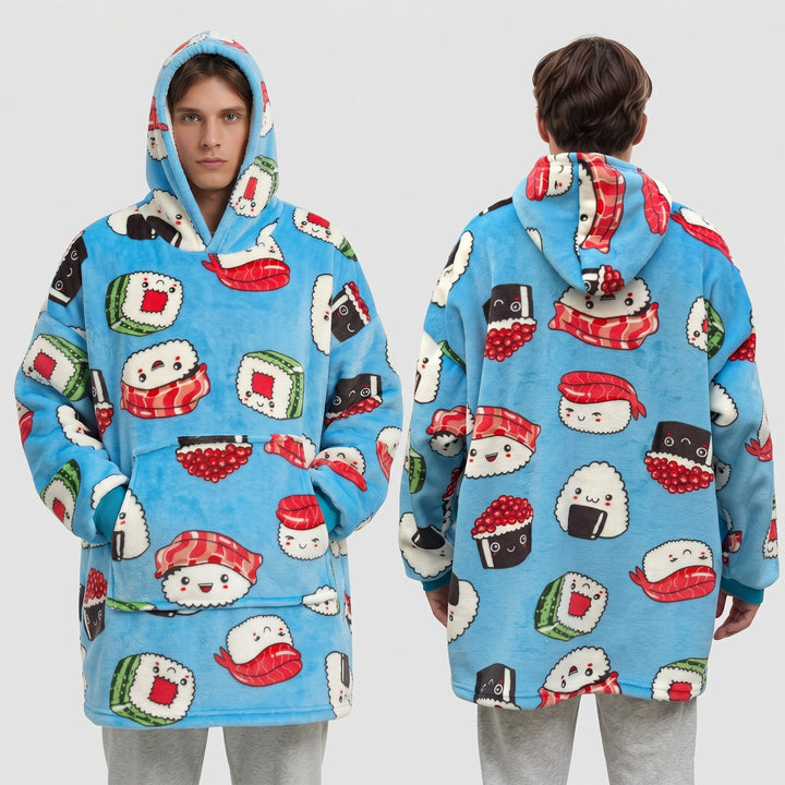Portable blanket made of fleece, 350 g/m²