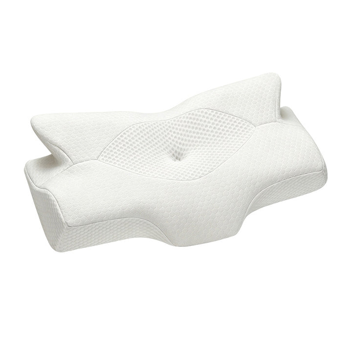 Memory foam neck support pillow, butterfly shape