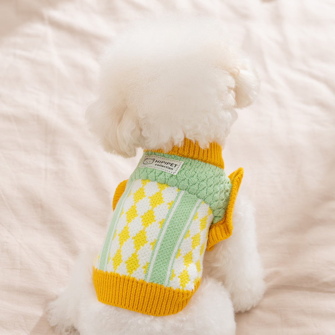 Knitted sweater for dogs, autumn and winter