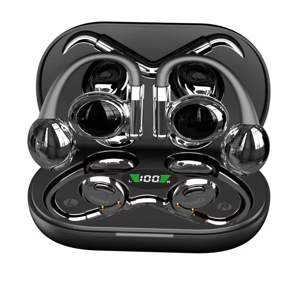 Open Bluetooth sports earphones with noise cancellation