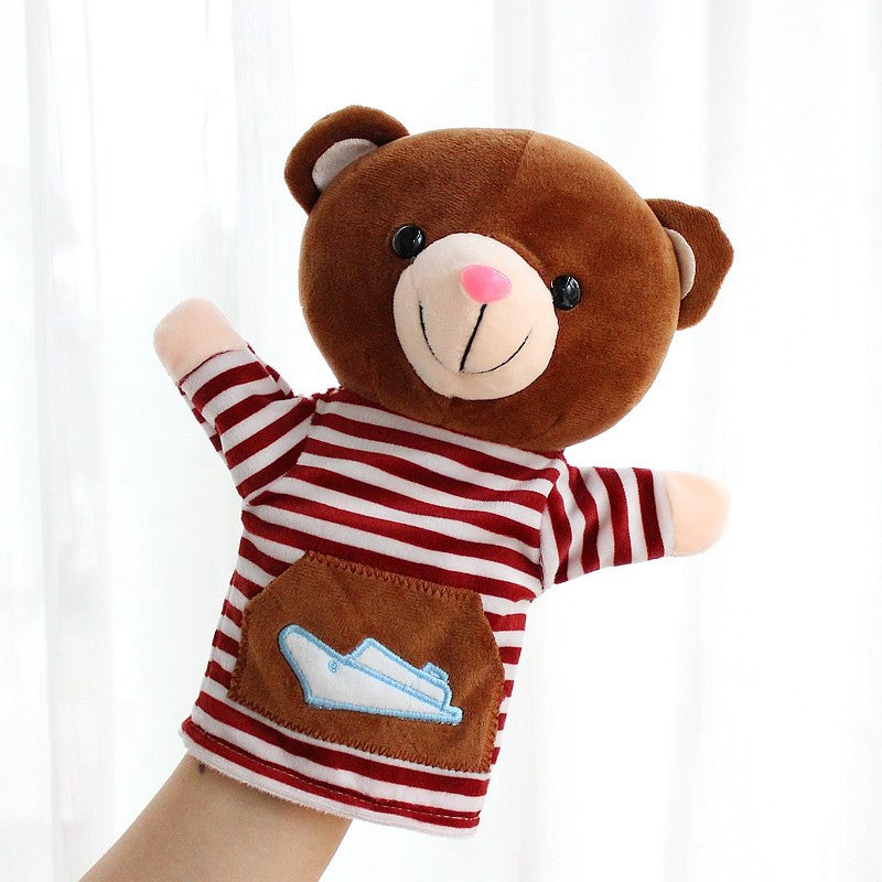 Plush Hand Puppet Lion, 24 cm