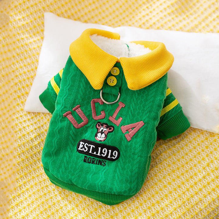 Knitted sweater for cats and small dogs