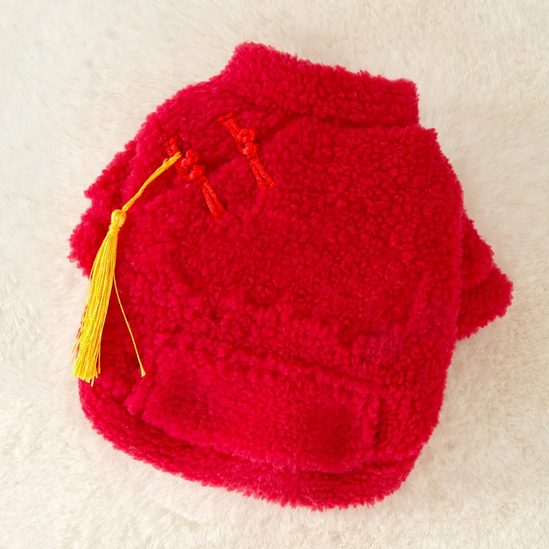 New Year sweater for dogs and cats, fleece