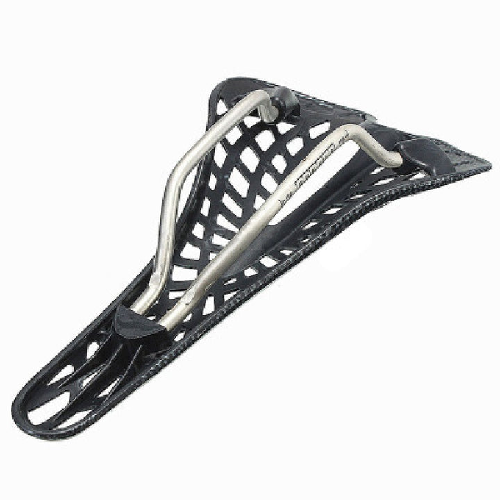 Bicycle saddle made of carbon fiber