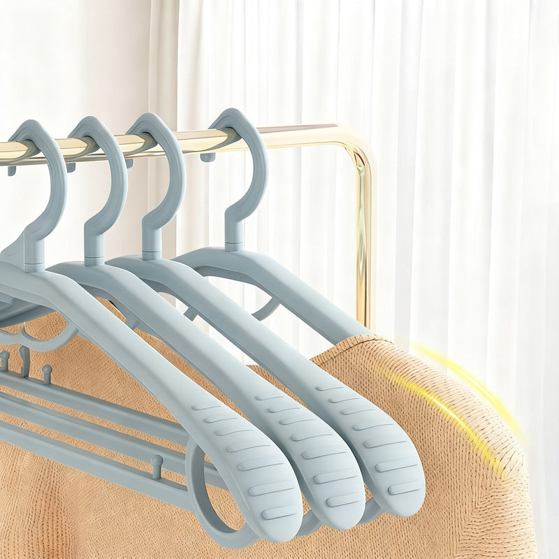 Plastic hanger, non-slip, scratch-free