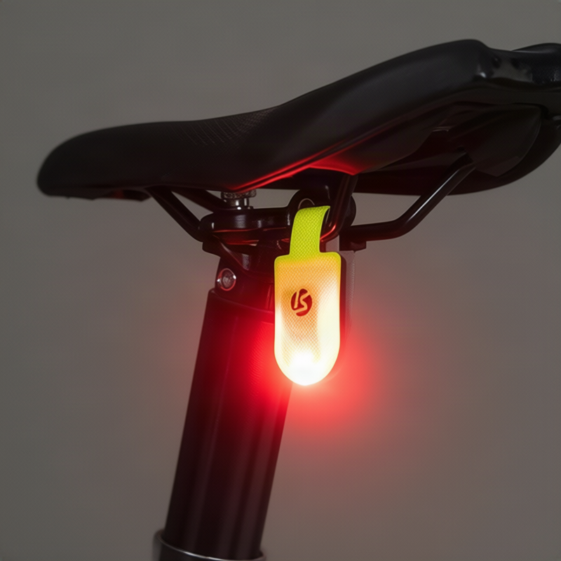 LED bicycle light with USB charging