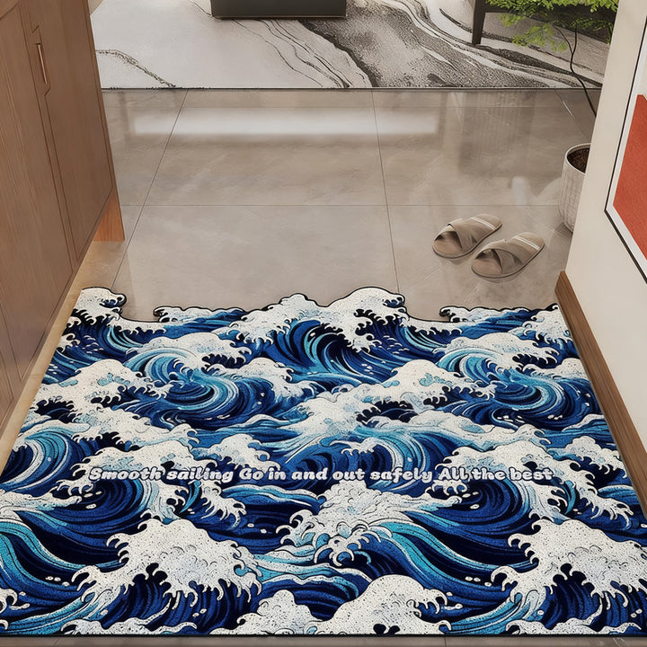 Doormat, non-slip, yarn loop