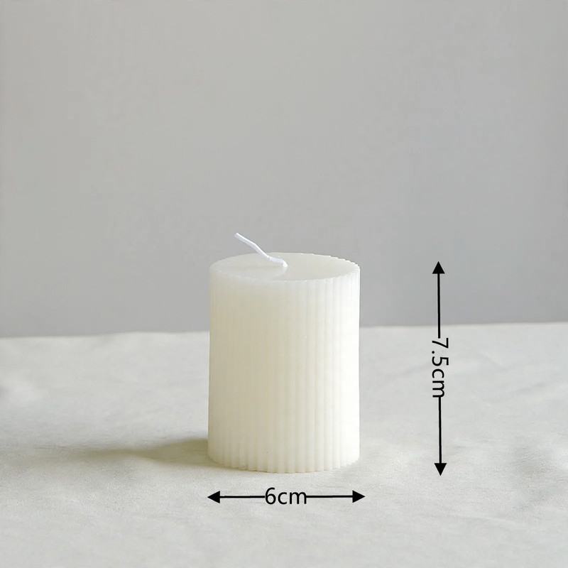 Scented candle, cylinder, handcrafted