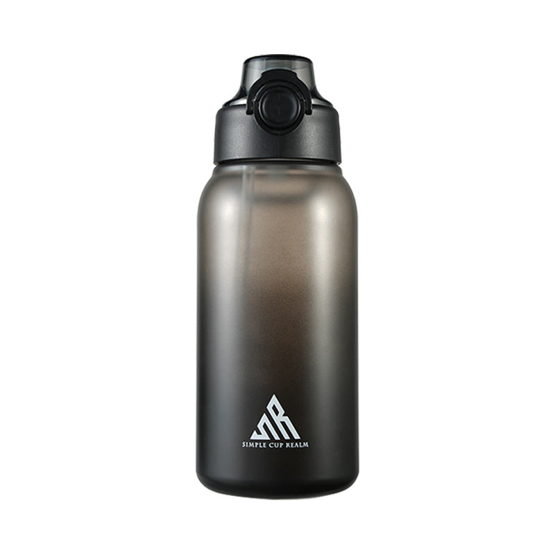1L water bottle with aroma inserts and straw