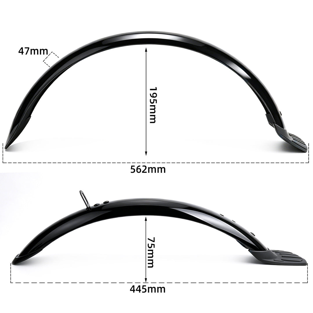 Bicycle mudguard, PVC, 16″ and 20″
