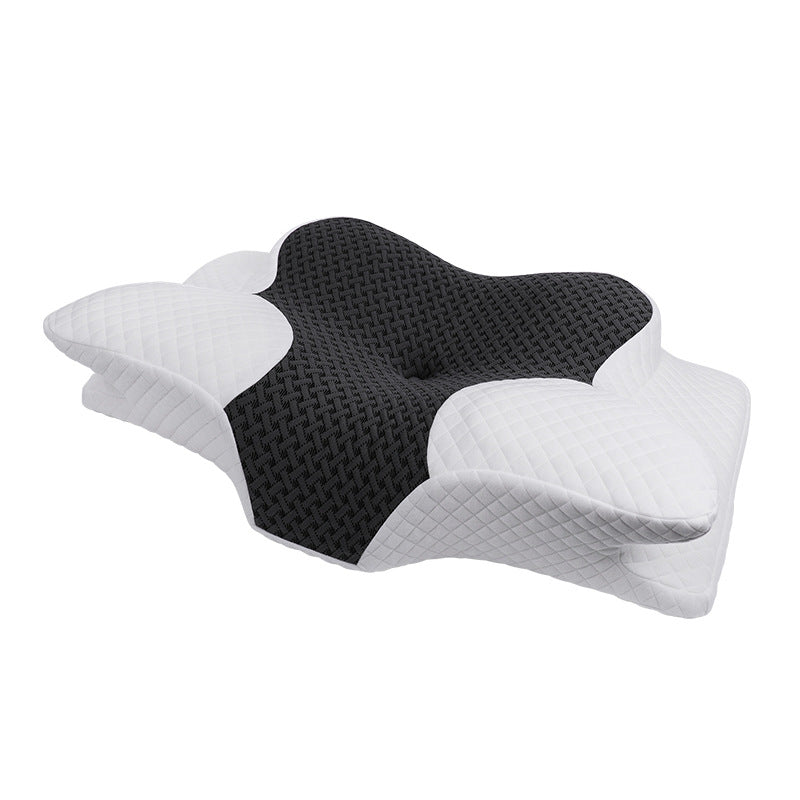 Ergonomic neck support pillow made of memory foam