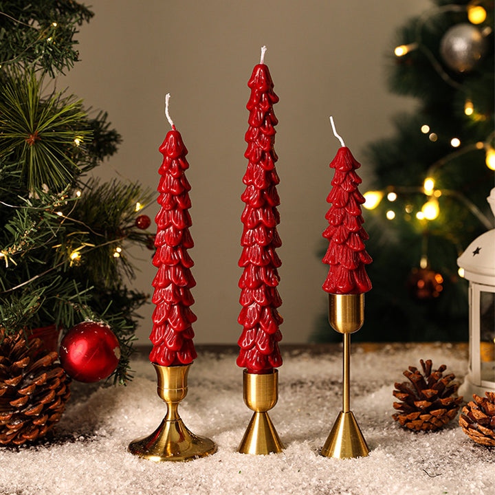 Christmas tree scented candle, soy blend, hand made