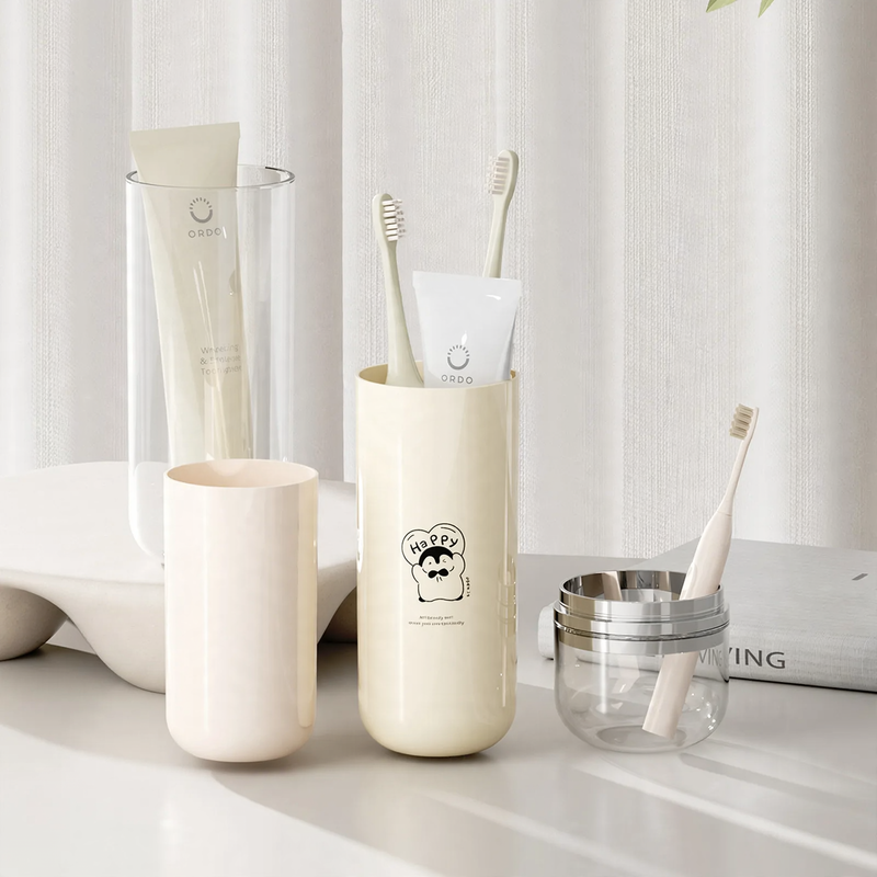 Travel Toothbrush Cup Set, 2–4 Cups