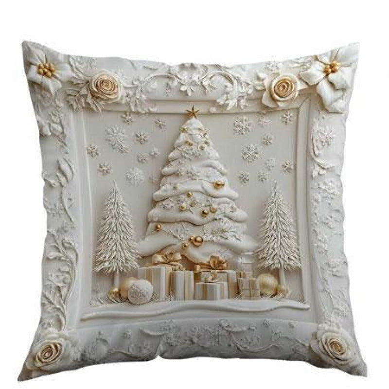 Pillowcase made of short pile, 45×45 cm, Nordic