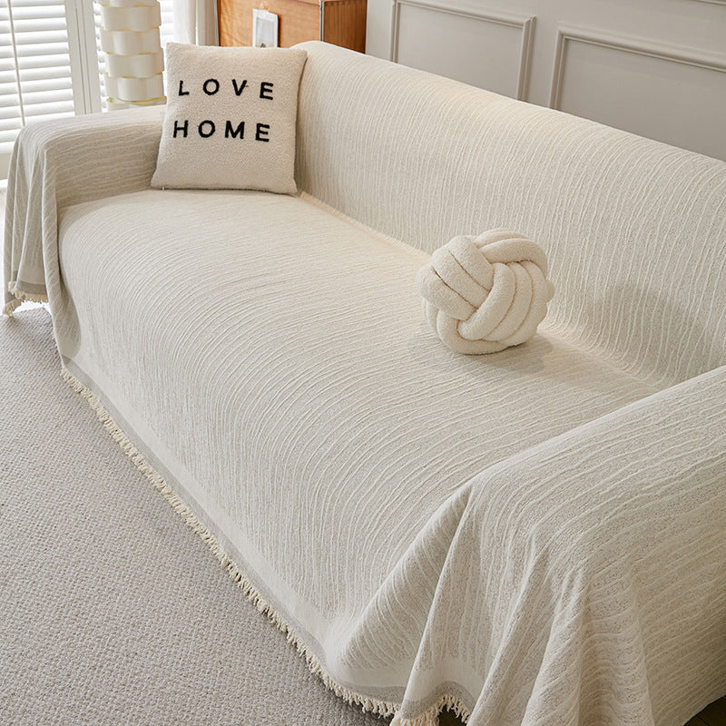 Chenille Sofa Throw, non-slip, various sizes