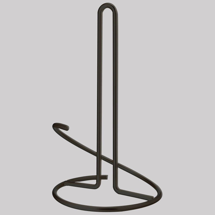 Metal paper roll holder