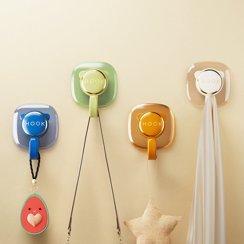 Self-adhesive wall hook, load-bearing