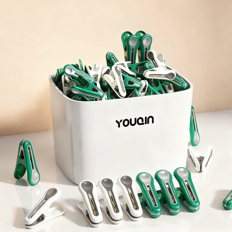 Plastic clothespins, residue-free, set of 12 to 48