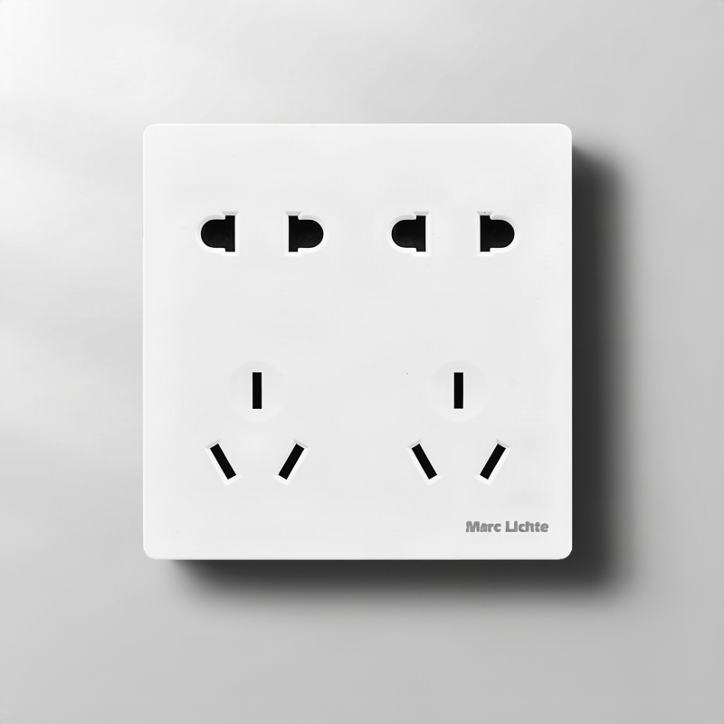 European flush-mounted socket 16 A