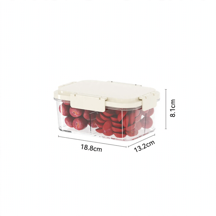 Cooler with ice compartment and partition compartments