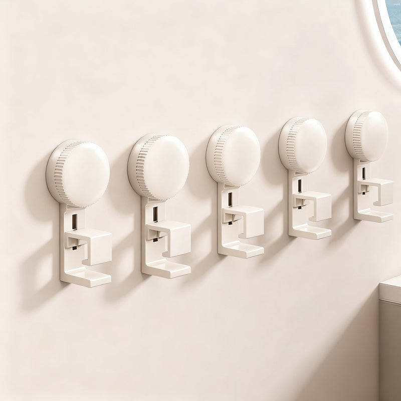 Suction cup sink hook, wall mountable