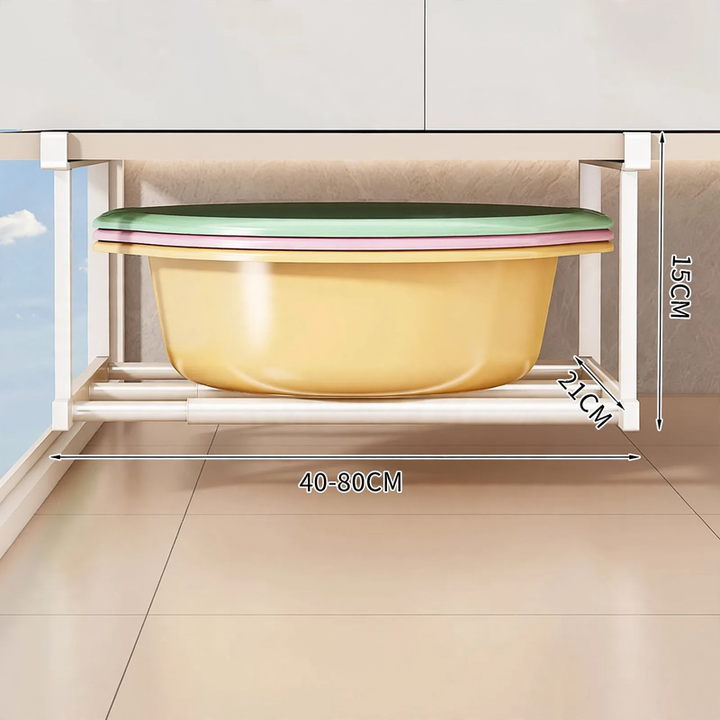 Washbasin shelf bathroom, extendable