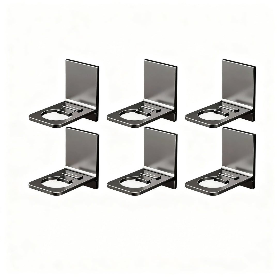 Adjustable bathroom shelf made of aluminum
