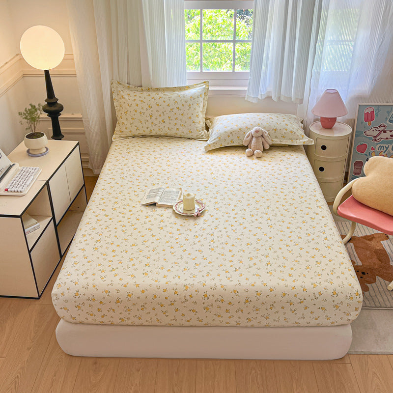 Cotton bed sheet with print, 100% cotton