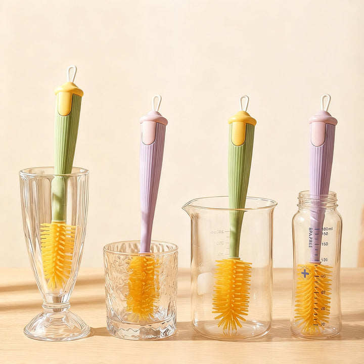 Silicone cleaning brush, 3-in-1