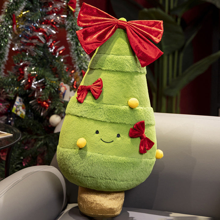 Christmas plush figures made of polyester fiber