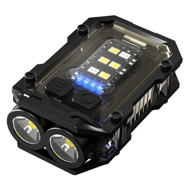 Portable USB flashlight with magnetic holder