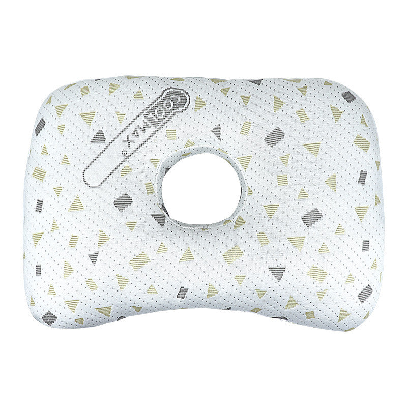 Ear pillow for side sleepers