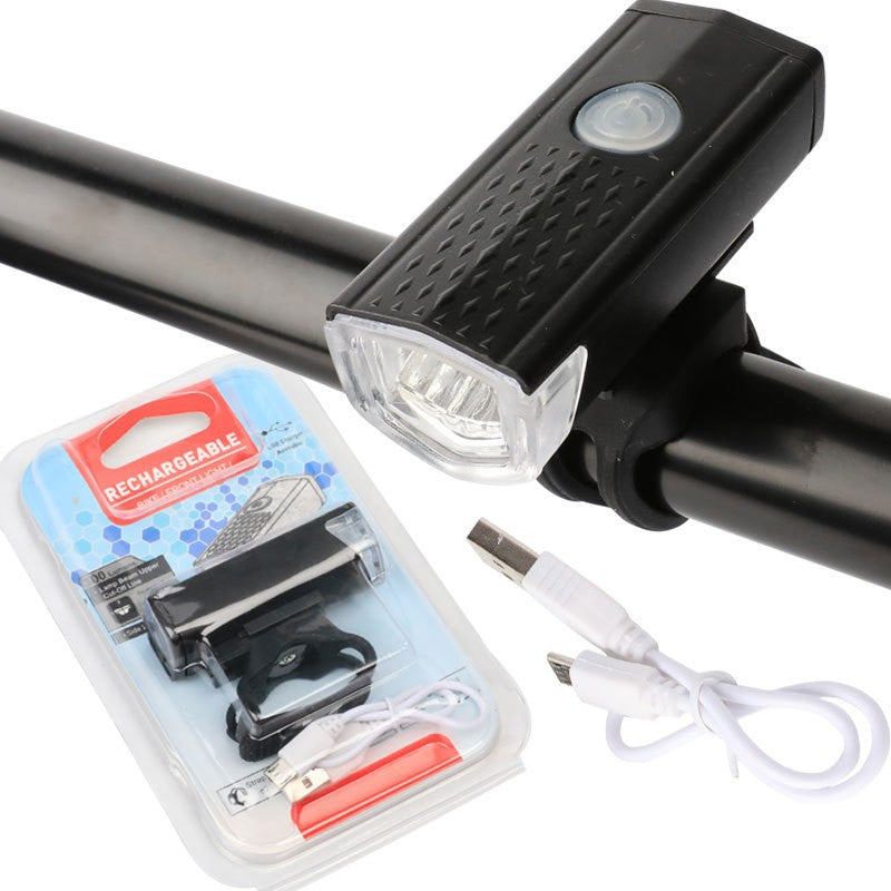 USB bicycle light with LED lighting