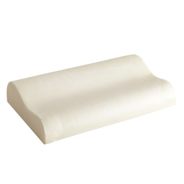 Memory foam pillow with rattan cover, 50×30 cm
