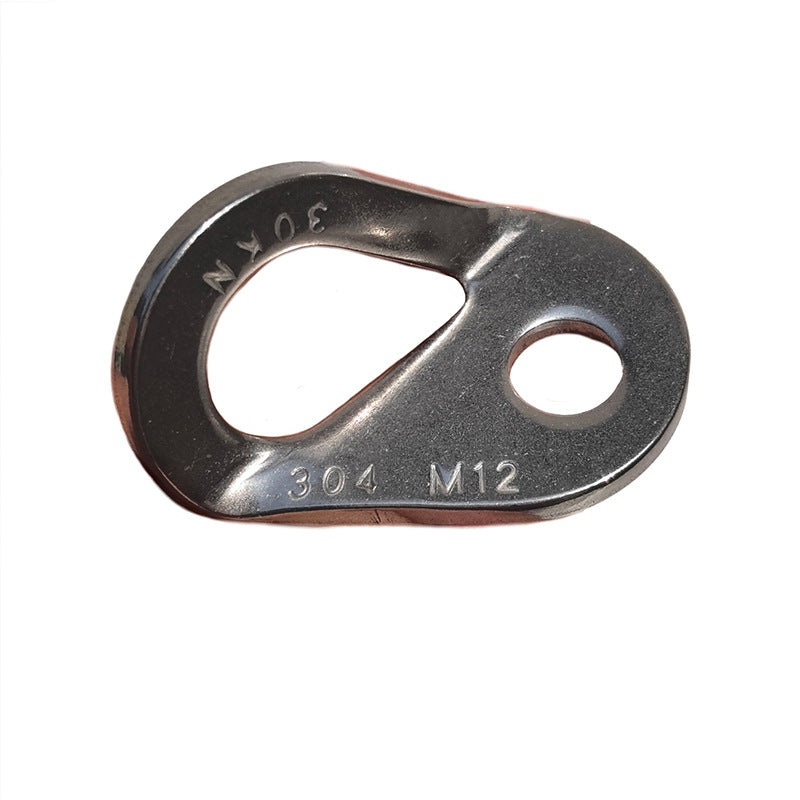 Steel carabiner for climbing, 25 KN