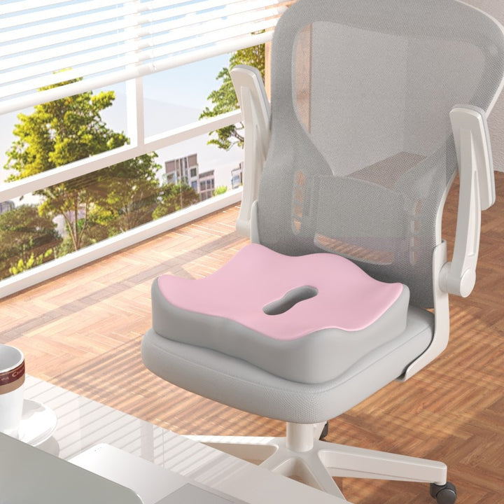 Memory foam seat cushion for office chairs