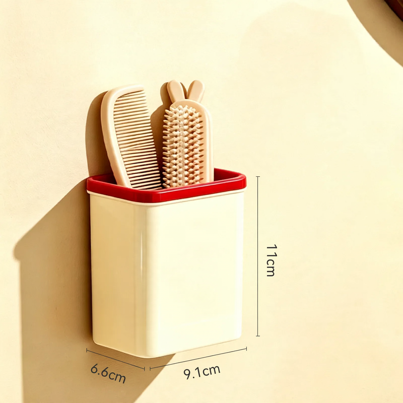 Wall-mounted storage box, self-adhesive