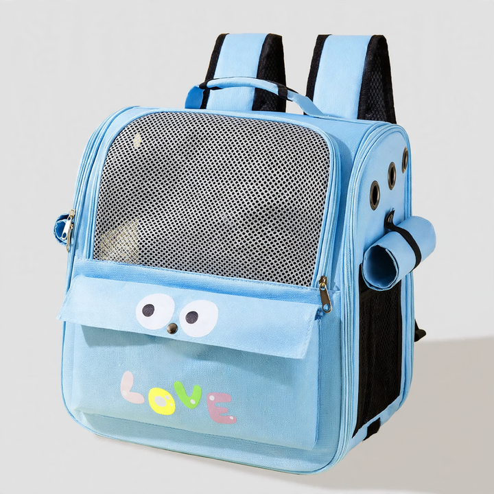 Breathable Pet Backpack for Cats and Dogs