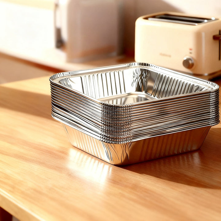 Silicone baking paper and aluminum foil for air fryers