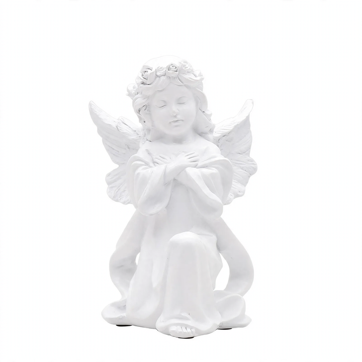 Miniature Angel Figure made of Resin, Table Decoration