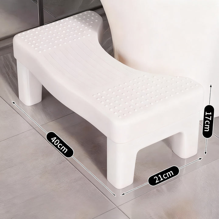 Plastic toilet stool