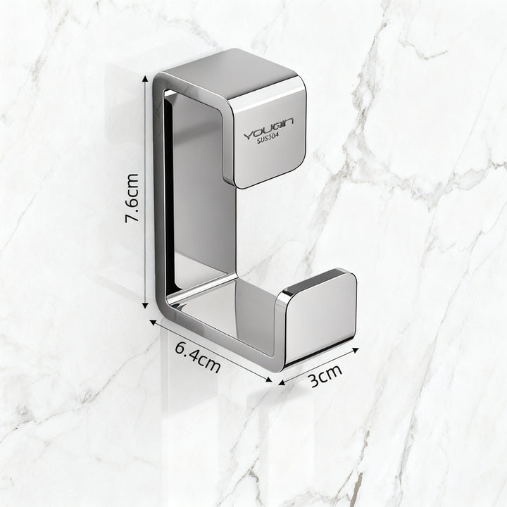Stainless steel hanging hooks for sinks